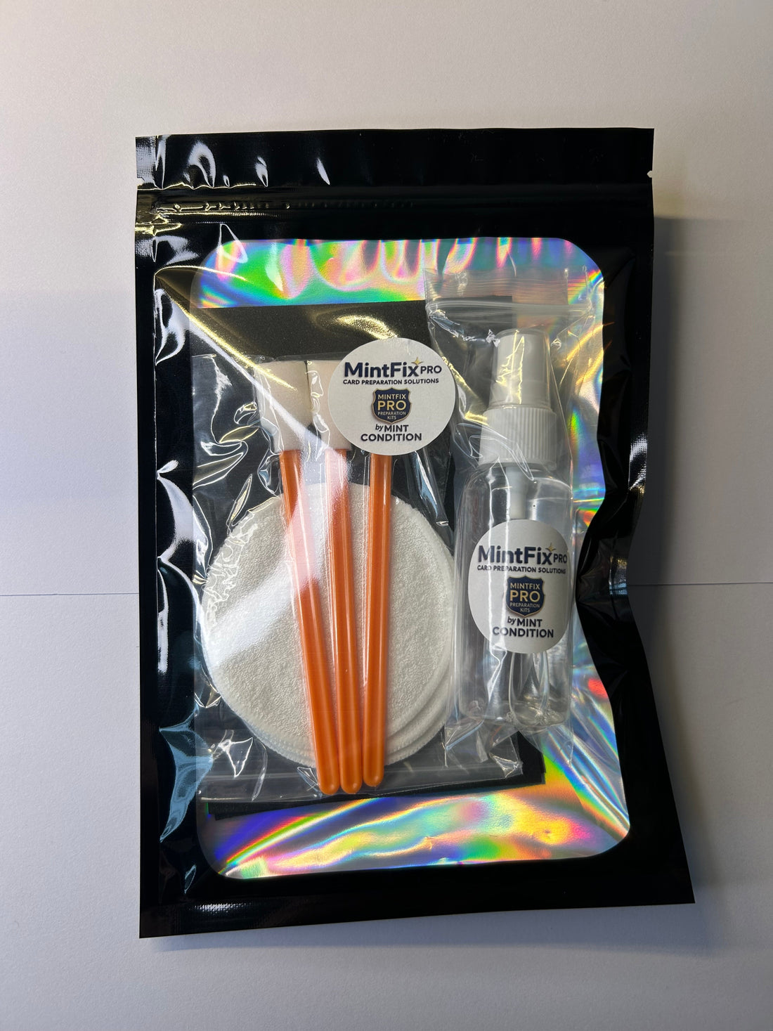 Trading card cleaner for Pokemon and TCG card grading preparation