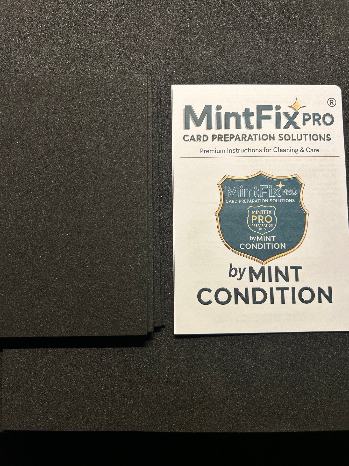 MintFix Pro® Trading Card Restoration Kit | Card Cleaner, Polish & Scratch Reduction System