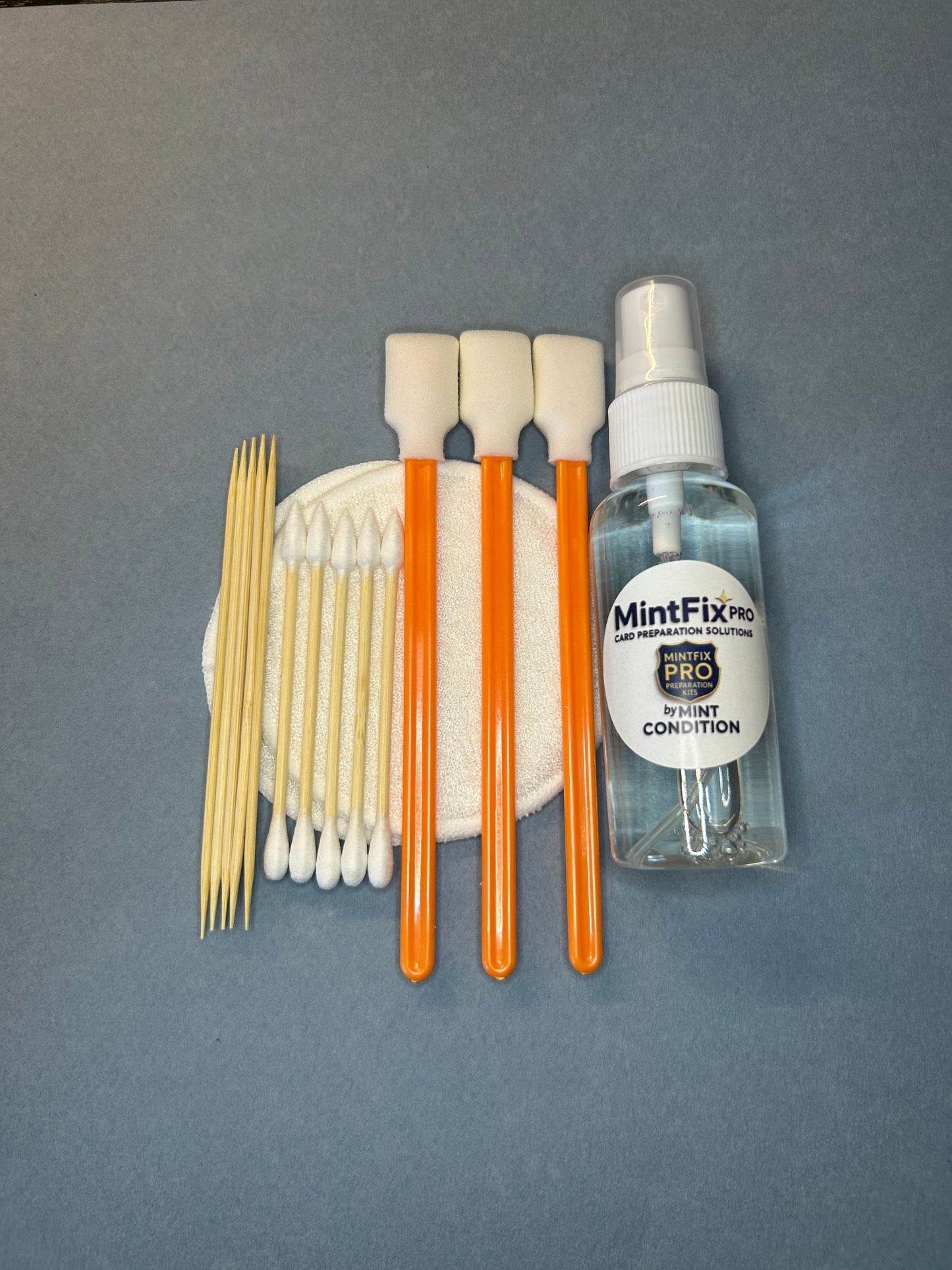 Premium card cleaner accessories for restoring and protecting collectible cards